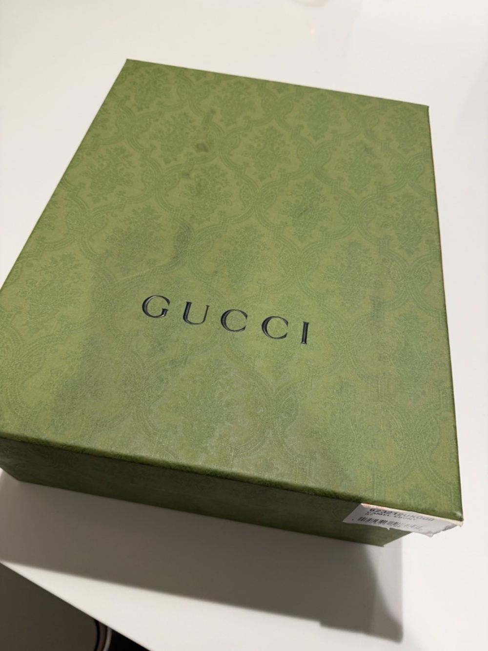 Gucci Beige and Brown GG Canvas Platform Slides - Picture 2 of 4